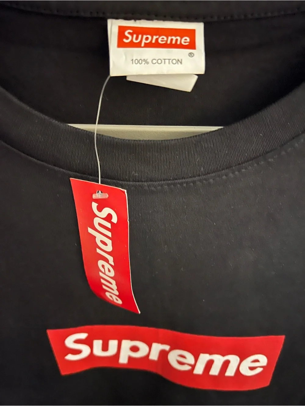 Supreme look-alike Black Box Logo screen print T-Shirt 2XL